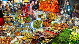 Night Street Food @ Battambang Province - Grilled Fishes, Dinner, Dessert, &More