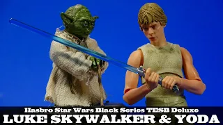 Star Wars Black Series Luke Skywalker and Yoda The Empire Strikes Back Deluxe Figure Review