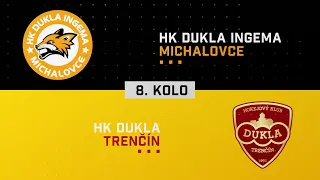 8.kolo HK Dukla INGEMA Michalovce - Dukla Trenčín 1:2pp HIGHLIGHTS