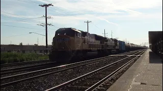 UP 4817 Leads a Slow CSX K611 West through Depew, NY (Buffalo-Depew Station) 06/26/2019