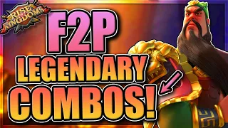 Best F2P Legendary Combos [use these unmaxed commanders] Rise of Kingdoms 2022