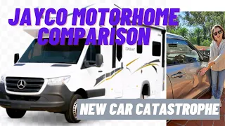 JAYCO MOTORHOME COMPARISON - RV TRAVELS AUSTRALIA - BUYING A TOW CAR FOR THE MOTORHOME