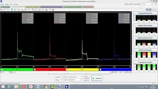 Работа мотор-тестером. Проверка системы зажигания.