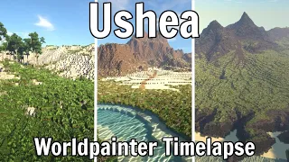 Worldpainter Timelapse - The continent of Ushea