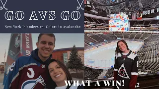 GOING TO ANOTHER AVS GAME w/ my boyfriend! | Vlog #24