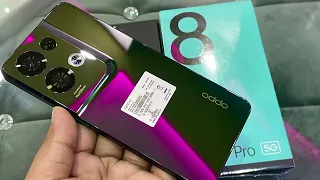 Oppo Reno 8 Pro 5G Glazed Black Unboxing, First Look & Review !! Oppo #ultraclearnightinportrait