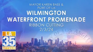 Wilmington Waterfront Promenade Ribbon Cutting 2/3/24