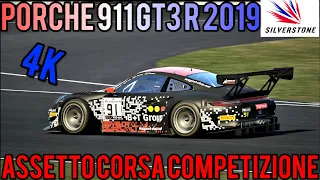 Porsche 991 GT3 R Lap Around Silverstone | Assetto Corsa Competizione | 4K (60FPS) Ultra Graphics