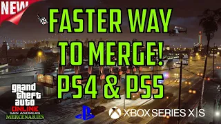 GTA5 FASTER WAY TO MERGE (NO ANAWACK) PS4 AND PS5