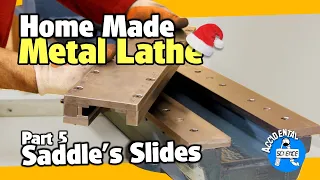 DIY metal lathe - slides for the saddle (alternative welding) - part 5