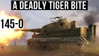 My 1st round on the TIGER on Provence | 145 killstreak | BF5