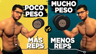 ¿Cuántas REPETICIONES para AUMENTAR MASA MUSCULAR? - organiza tu entrenamiento de la mejor manera