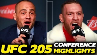 Conor McGregor, Eddie Alvarez - Best Trash Talk Highlights/Moments Ahead of UFC 205