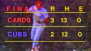 WGN Channel 9 - St. Louis Cardinals vs. Chicago Cubs (End of Game, 1979)