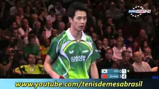 Semi  JOO Se Hyuk vs. ZHANG Jike World Cup 2011 - 2-2