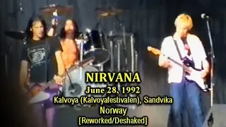 Nirvana - 6/28/1992 - Norway - [Reworked Video/Fulll Show/50fps] - Kalvoya - (Rough But Improved)