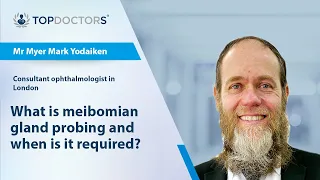 What is meibomian gland probing and when is it required?