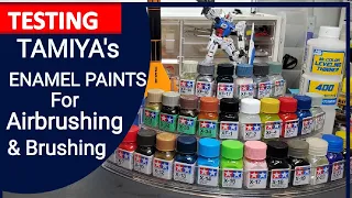 Testing Tamiya's Enamel Paints For Airbrush & Brushing' - How To Thin Them  For Airbrushing