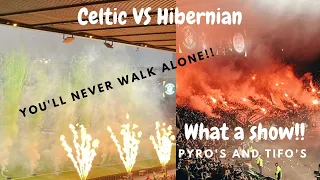 Celtic vs Hibernian Scottish Cup Final at Hampden Park!! PYRO, TIFO and you'll never walk alone!!