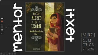 Mentor Text: For the Right to Learn by Rebecca Langston-George (Read Aloud/Audiobook)