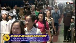 CPU Elementary School Graduation Ceremony (2018-2019)