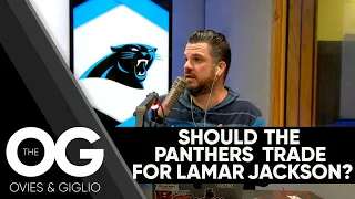 Should the Carolina Panthers trade for Lamar Jackson?