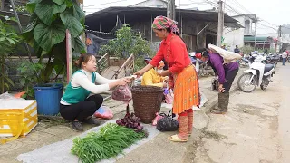 FULL VIDEO: 60 days to go to the market to sell ginger, chives and tangerines, buy puppy food