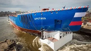 Russia floats out 'world's biggest' nuclear-powered icebreaker