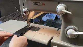Nähmaschine PFAFF 360 Test, näh Leder Sewing machine review, швейная машина тест