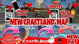 CRAFTLAND NEW MAP ALL EMOTES ALL BUNDLES NEW PET 🐕🐶 PAUSE EMOTES NEW RACING TAP NEW MOBILE 📱 PHONE 😀