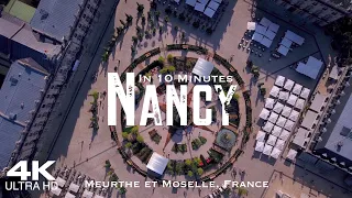 NANCY 2024 🇫🇷 Drone Aerial 4K | Meurthe-et-Moselle Grand Est FRANCE