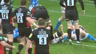 Saracens 26-19 Bath Rugby - Aviva Premiership Rugby Highlights Round 13 | 08-01-12