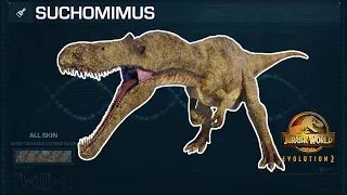 All Suchomimus Skins - Jurassic World Evolution 2