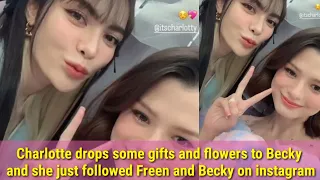 Charlotte Austin drops some gifts and flowers to Becky during her live and here is Becky's reaction.