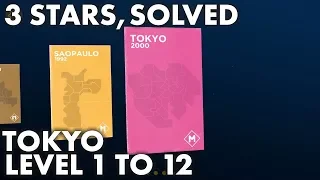 Vandals - Tokyo: Level 1 to 12 Solution, 3 Stars