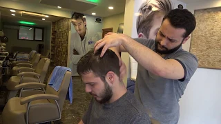 ASMR Turkish Barber Face,Head and Body Massage 165
