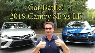 Car Battle! 2019 Camry LE vs 2019 Camry SE