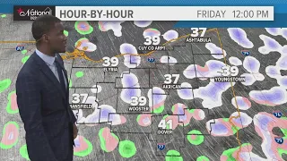 Northeast Ohio weather forecast: Scattered showers, tracking upcoming snow chances