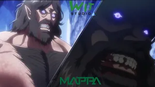 MAPPA VS WIT STUDIO || Grisha Vs Frieda full comparison