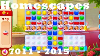 Homescapes Level 7011  - 7015 HD Walkthrough |  3 - match game | gameplay | android | ios | pc | app