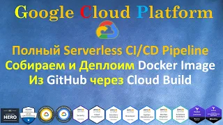 Google Cloud  - Полный CI/CD с НУЛЯ - Сборка и Деплой Docker Image из GitHub через Cloud Build