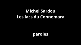 Michel Sardou-Les lacs du Connemara-paroles