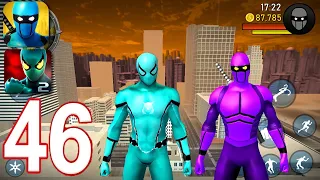 Power Spider 2 Blue Ninja, Superhero - Gameplay Walkthrough Part 46 (iOS, Android)
