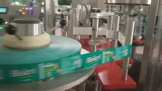 200 BPM water filling line at Bisleri