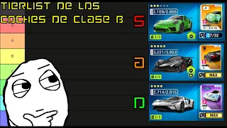 tierlist de los coches de clase B