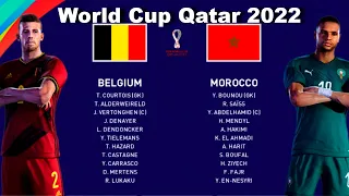 BELGIUM VS MOROCCO | FIFA World Cup Qatar 2022 | PC HD