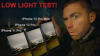 iPhone 12 Pro and iPhone 12 Pro Max Low light camera test, vs iPhone 11 Pro and Sony A7SIII
