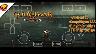 God Of War Collection : Vita3k V10 Android 10 Snapdragon 665 | Playable | Driver Turnip Pojav