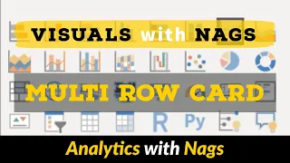 Card | Multi Row Card in Power BI  - Visuals with Nags