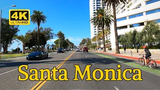 Driving Santa Monica, Los Angeles | California USA [4K UHD 60fps]